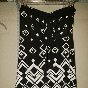 White House Black Market Strapless Top